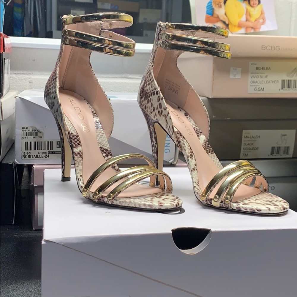 Women’s strappy heels